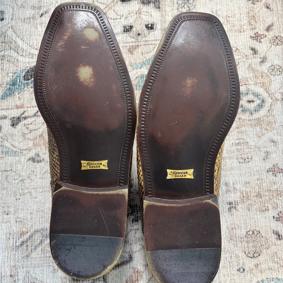 Men's Giorgio Brutini Snakeskin Shoes - Picture 3 of 5
